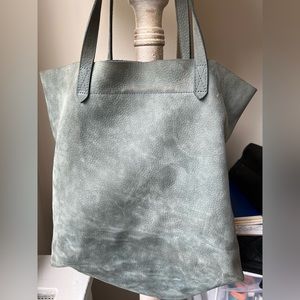 MADEWELL suede tote bag
